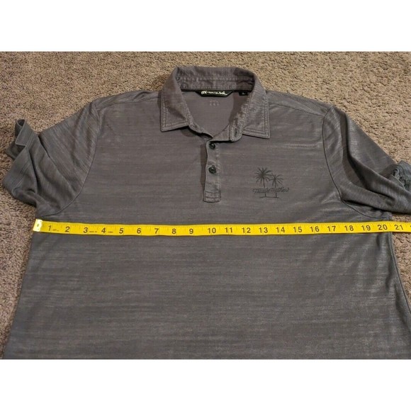 Men's Travis Mathew Rainy Days Palm Trees Logo Golf Polo 1MX121 Large - Picture 8 of 9